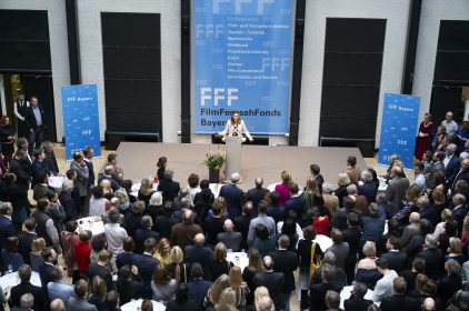 Großer Andrang beim Berlinale-Empfang des FilmFernsehFonds Bayern. © Bayerische Staatskanzlei | Henning Schacht