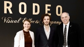 Digitalministerin Judith Gerlach, MdL, und Québecs Wirtschaftsminister Pierre Fitzgibbon bei Rodeo FX