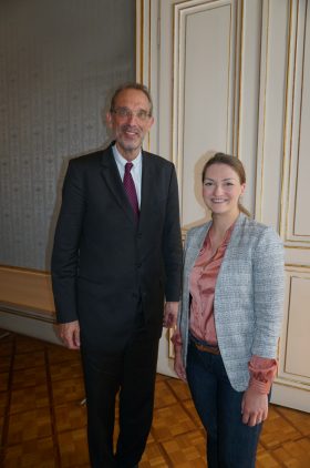 Treffen von Digitalministerin Judith Gerlach, MdL, mit Univ.-Prof. Dr. Heinz Faßmann, österreichischer Bundesminister für Bildung, Wissenschaft und Forschung