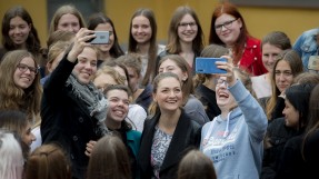 Digitalministerin Judith Gerlach, MdL, beim Auftakt der Initiative BayFiD