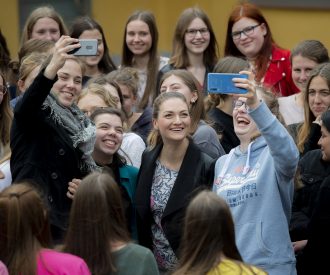 Digitalministerin Judith Gerlach, MdL, beim Auftakt der Initiative BayFiD