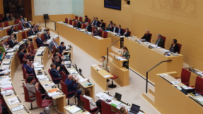 Digitalministerin Gerlach spricht im Landtag