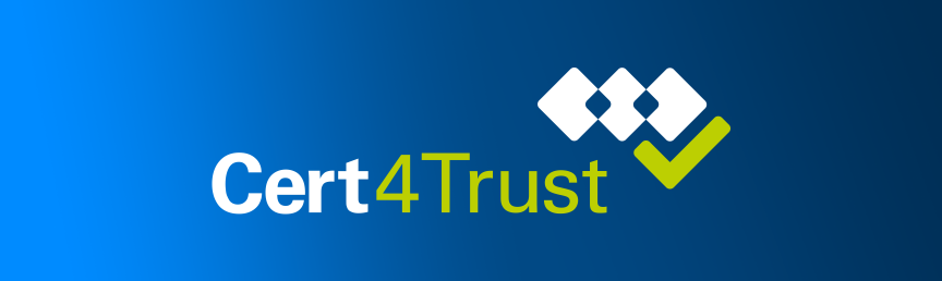 Logo mit Schriftzug: Cert4Trust