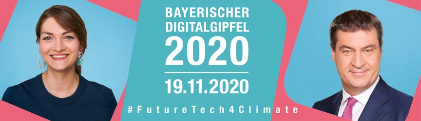 Keyvisual des Bayerischen Digitalgipfels 2020