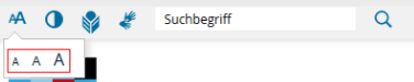 Schriftgröße-Symbol