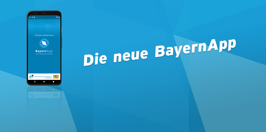 Fotomontage der neuen BayernApp