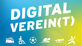 Visual mit Schriftzug Digital Verein(t)