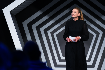 Digitalministerin Judith Gerlach bei der Laudatio in der Kategorie Bestes Studio