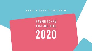 Bayerischer Digitalgipfel CODE BAVARIA 2020 